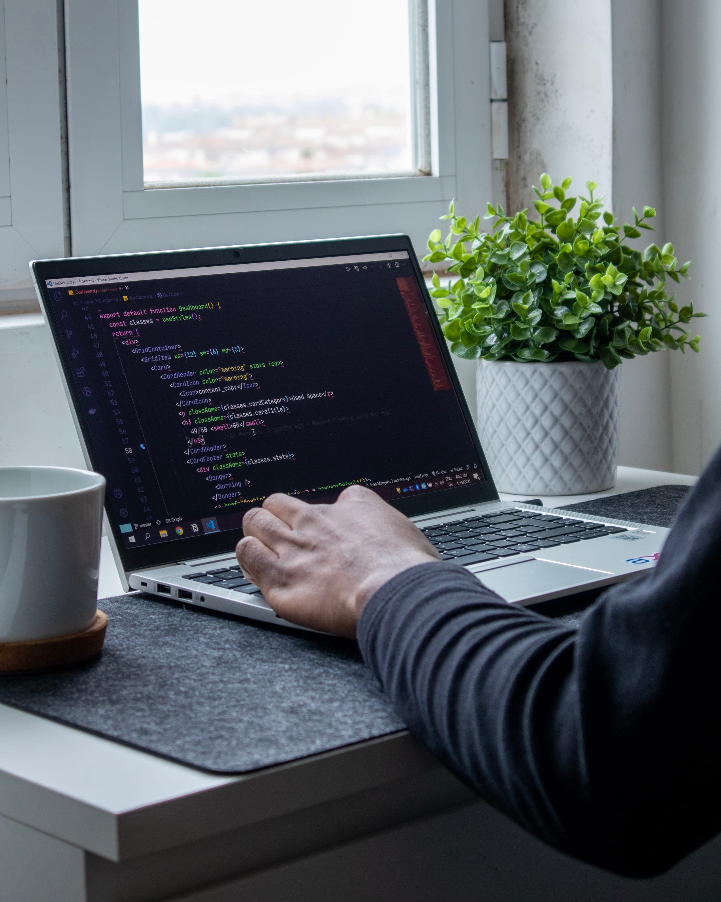 Modern web development workspace showcasing Spectral Group's development environment